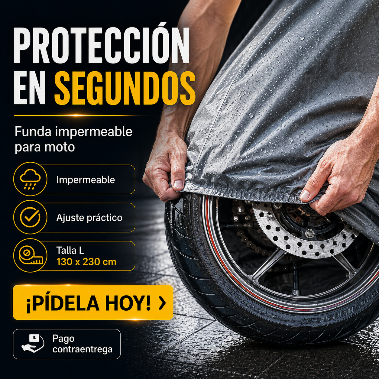Funda Protectora Premium para Moto🏍️🌧️☀️ - Protector Universal para Motocicletas