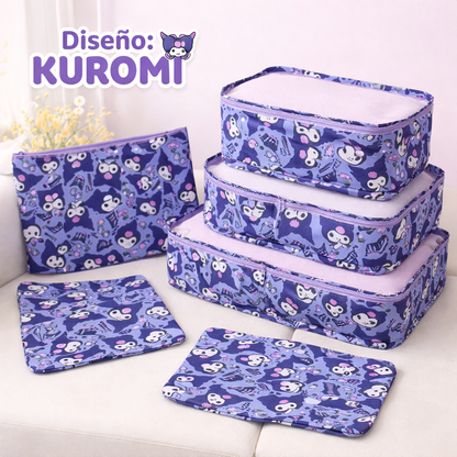🧳 Kit Organizador de Maleta 6 Piezas – Práctico, Compacto y Funcional ✨