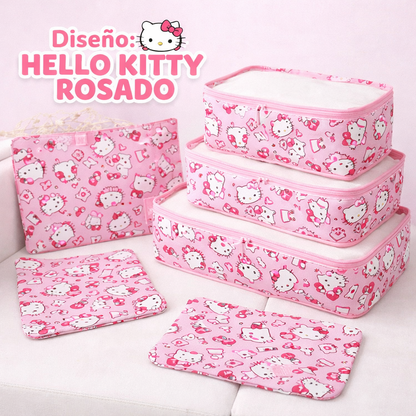 🧳 Kit Organizador de Maleta 6 Piezas – Práctico, Compacto y Funcional ✨