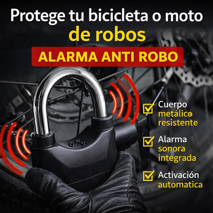 Alarma anti robo🚨✅ Candado de seguridad