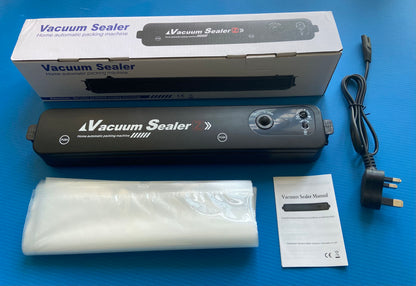 Sellador automático al vacío de alimentos Vacuum Sealer (Incluye Bolsas Especiales)