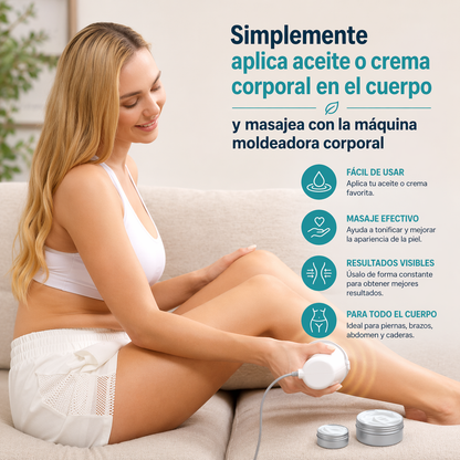 💆‍♀️✨ Masajeador Corporal Reafirmante con Vibración de Alta Frecuencia – Modela, Relaja y Reduce la Celulitis desde Casa 💪🔥
